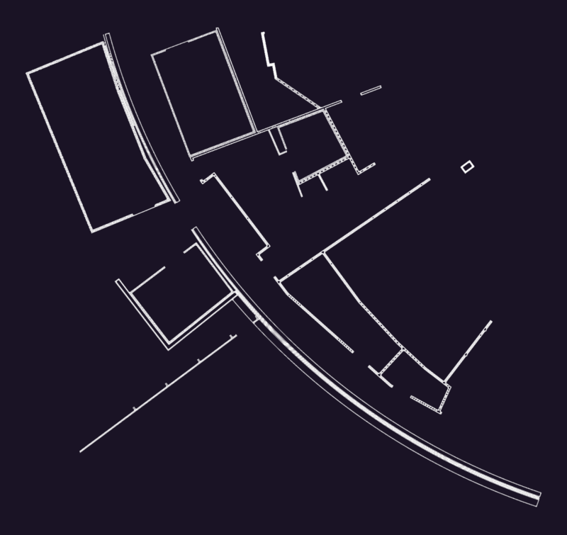 France residential partition plan CAD
