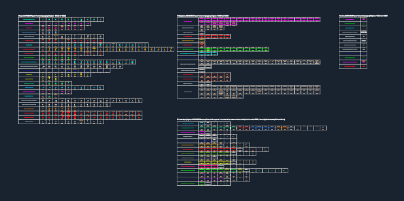 France urban survey and utility CAD blocks