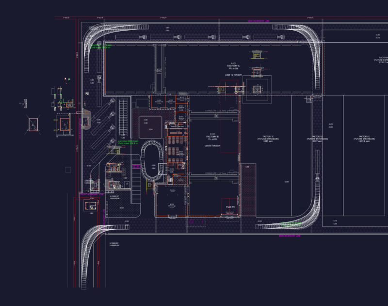 Guard House Section and Site Plan Details DWG