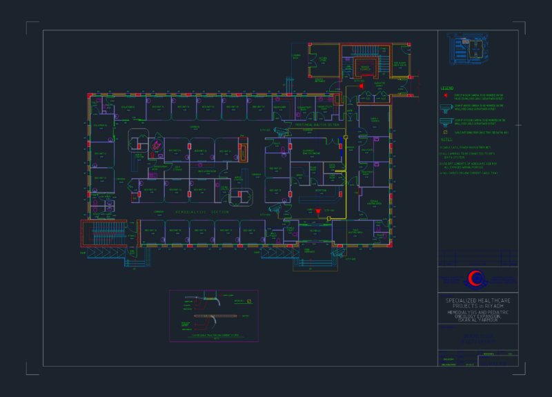 Healthcare CCTV Layout DWG