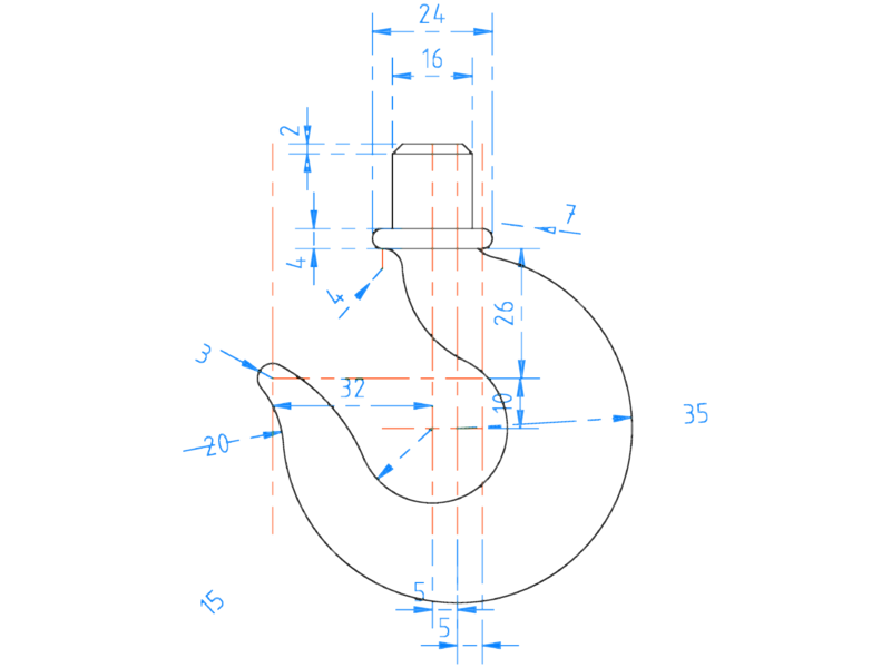 Heavy duty industrial lifting crane hook