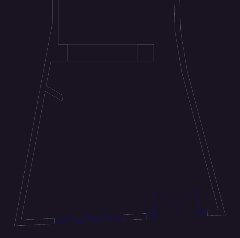 Cafe Ali Small Commercial Floor Plan DWG
