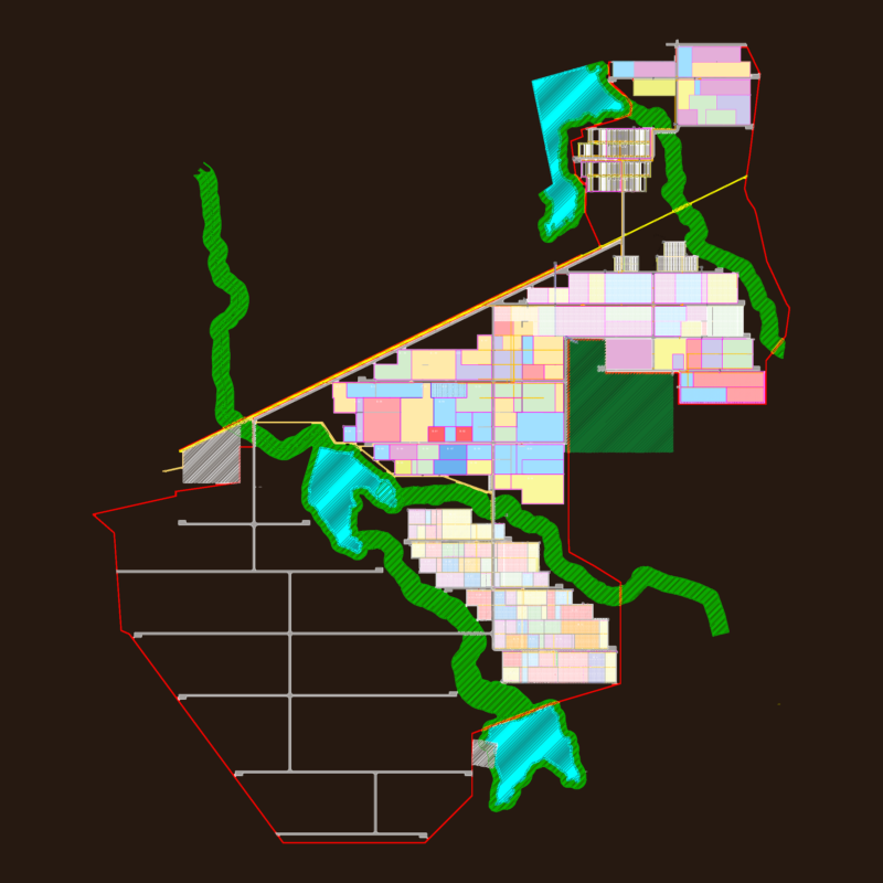 Huawei STS Solar Plant Drainage and Site Layout