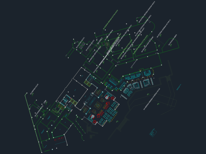 Japanese Restaurant And Health Club Hotel Basement Floor Plan