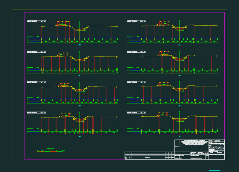 Lampung tertiary irrigation canal cross sections