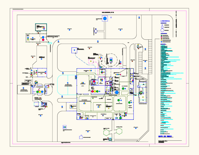 Industrial Risk Map DWG