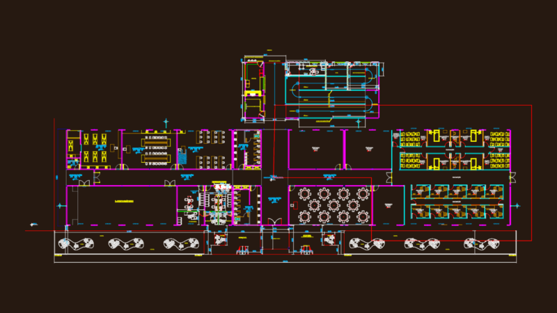 University Campus Plans DWG