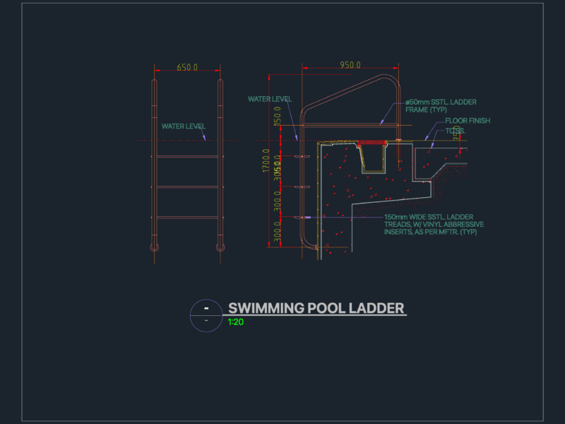Swimming Pool Ladder