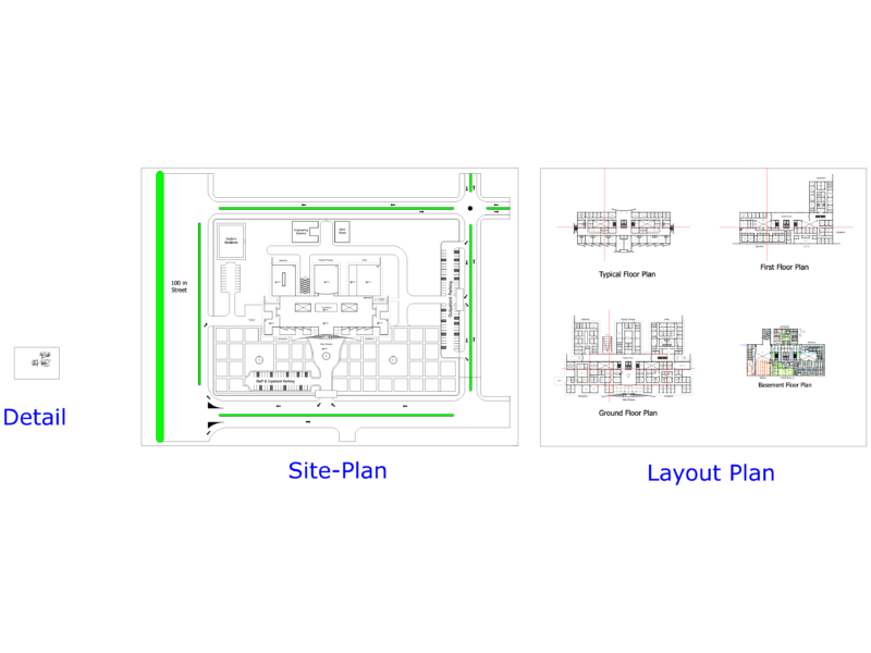 Hospital wiring layout plan