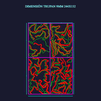 Maurice Perrot Trupan MDF Topography Layout