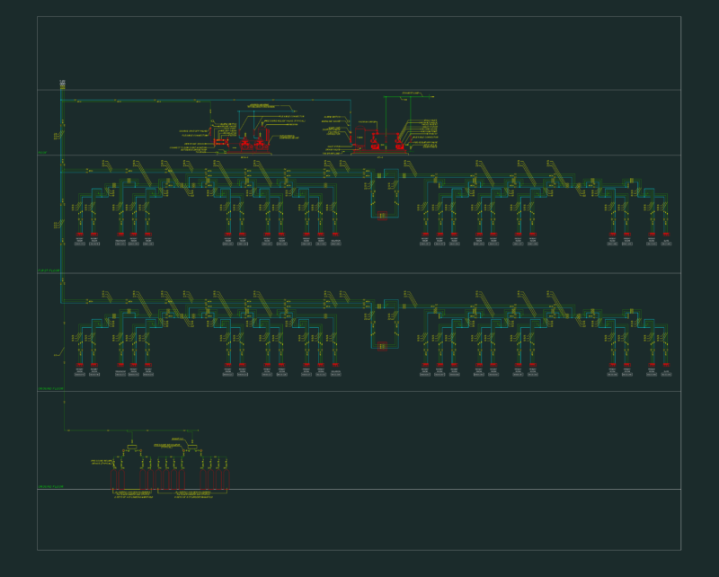 Medical gas system dwg