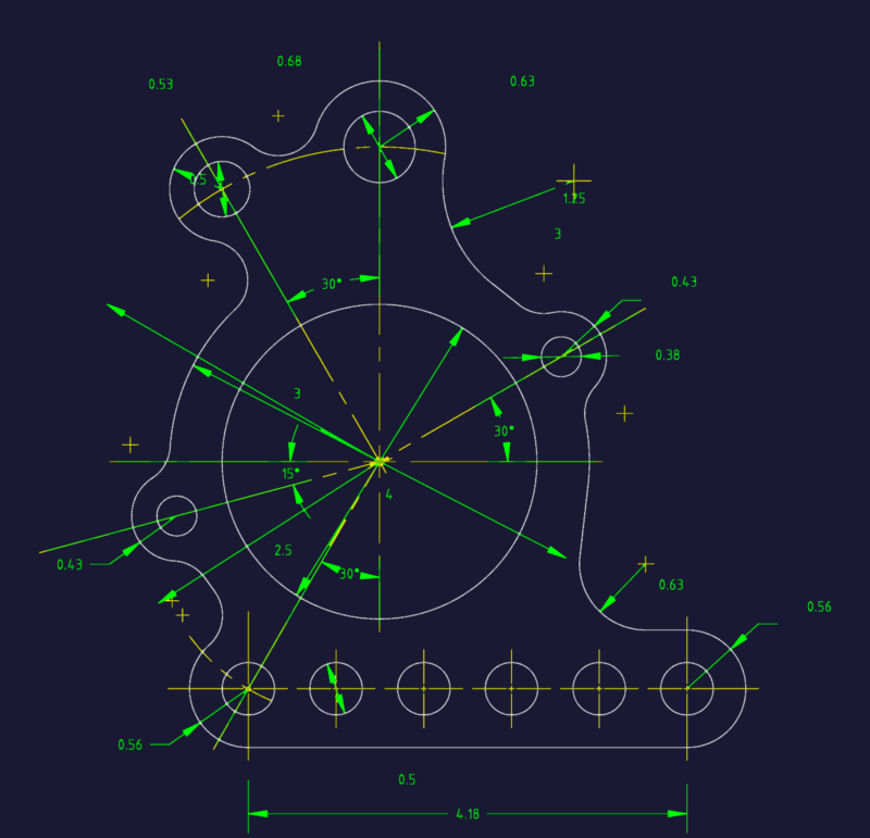 Custom Bracket Drawing DWG