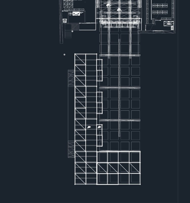 Moscow Event Center Stage and Truss Layout Plan