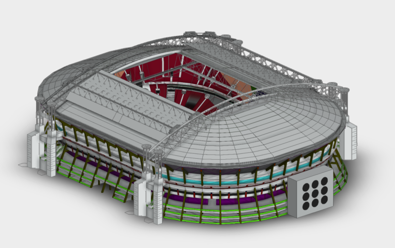 Netherlands Stadium Project Design Plan DWG