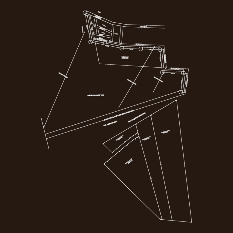 Cadastral site plan of a quarry in Davao showing lot boundaries and NGCP power line paths.