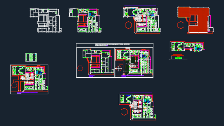Architectural floor plan of a command center renovation with office and department layouts.