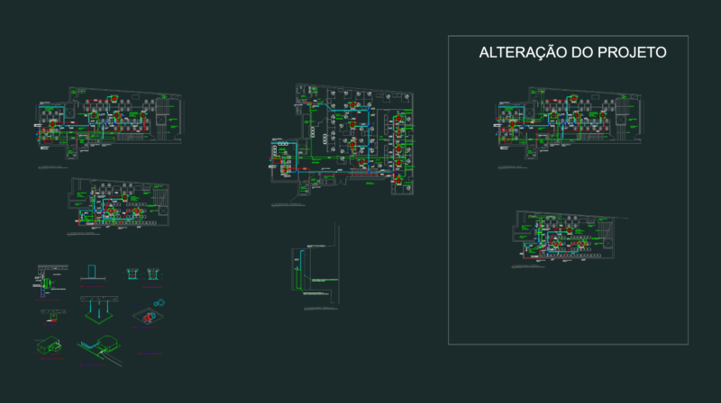 Office HVAC layout plans
