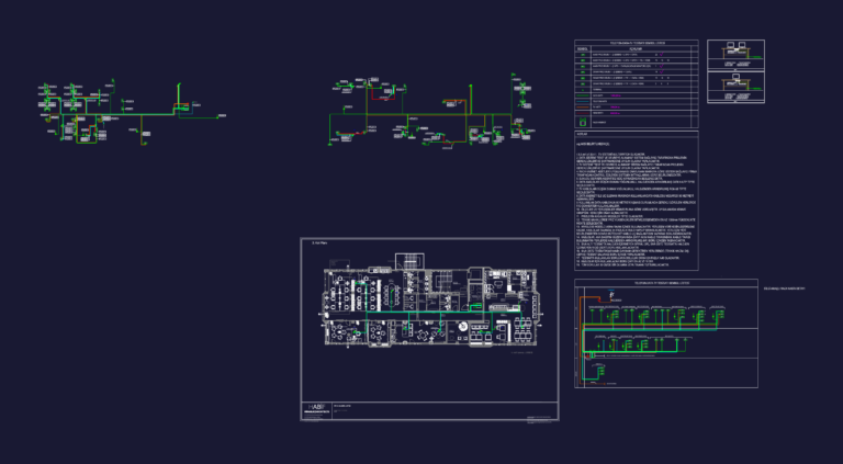 CAD floor plan of an office showing data sockets, telecom lines, and electrical symbols for low voltage systems.