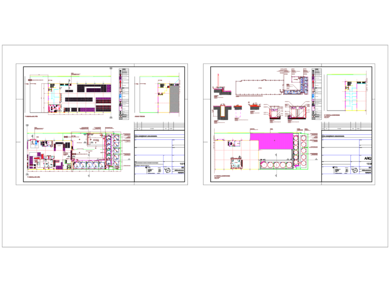 Industrial oil plant layout plan showing tank storage areas, production zones, and containment dikes.
