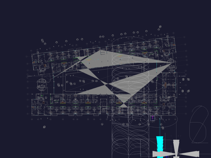 Passenger Hoist Location Layout & Sectional Elevation