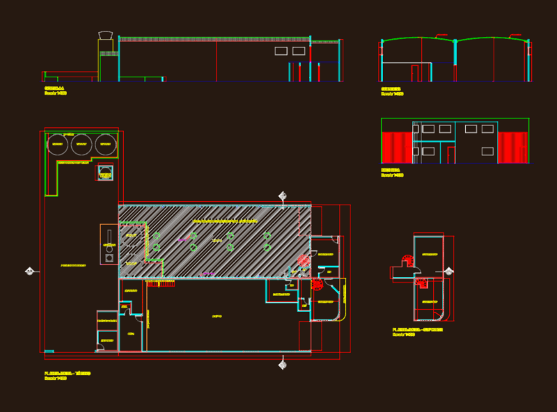 CETESB Industrial Warehouse Architecture Set
