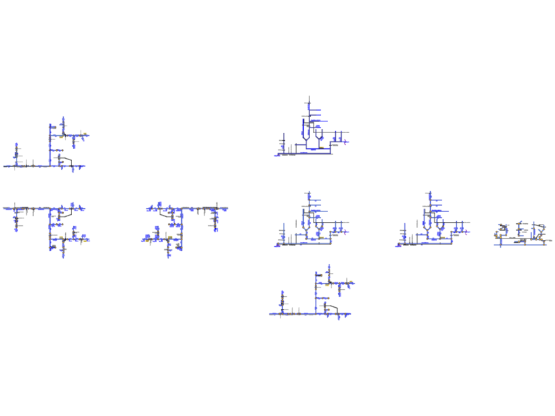 Planning Area 1 Drainage Single-Line Diagram