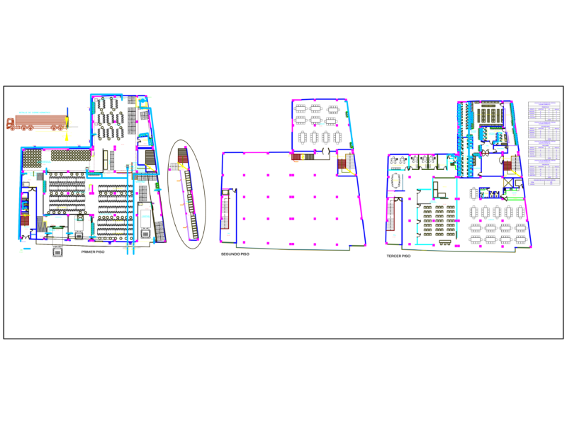 Primary processing plant DWG