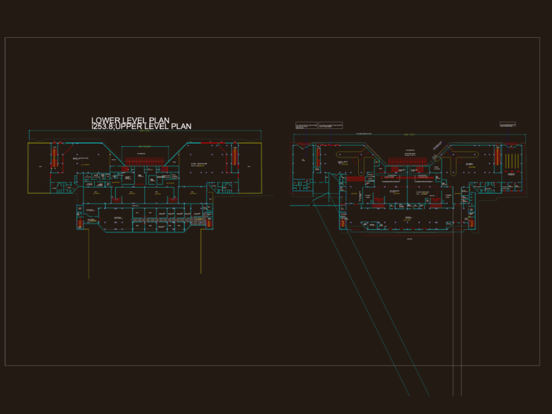 Quetta Airport Terminal Building Plan DWG