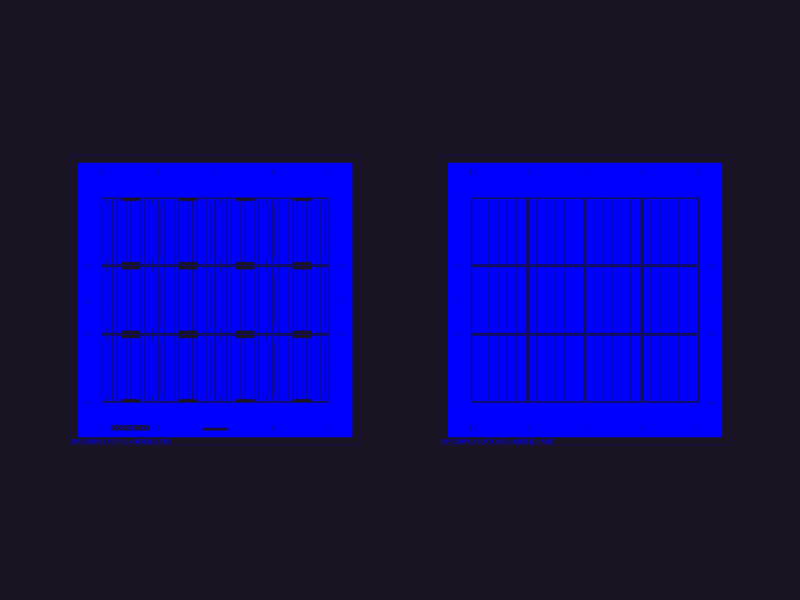COBPAD 3X4 Wafer Layout