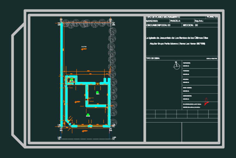 LDS Chapel Perito Moreno Religious Building Floor Plan