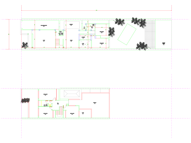 Residential House Layout DWG
