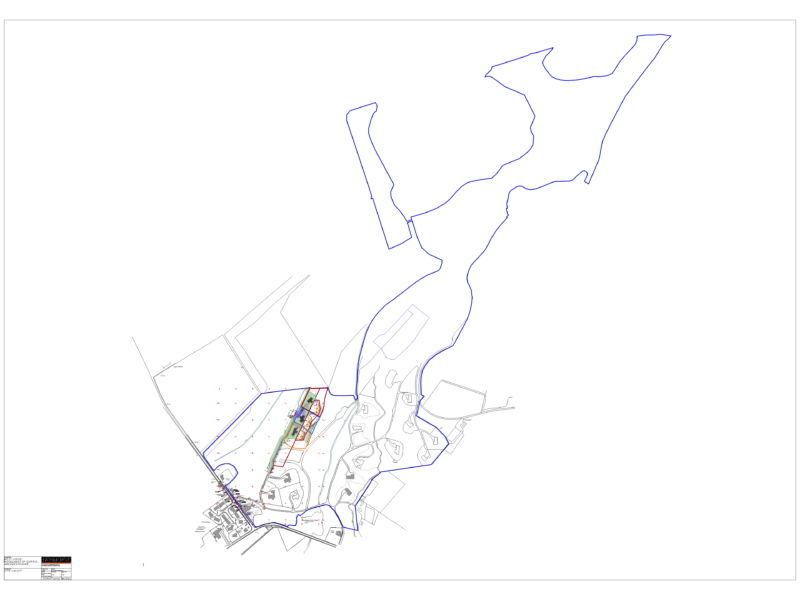 Residential Site Layout for Three-Plot Development and Infrastructure