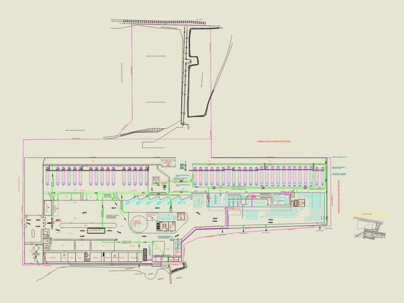 Santos SP Industrial LPG Bottling Plant Layout DWG