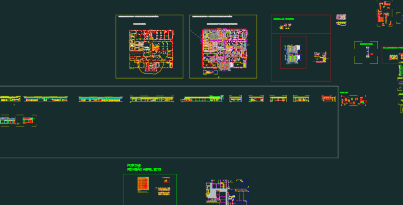 Mechanical Lab Floor Plan Sections & Details DWG