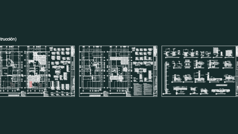 Full structural set for residential foundation and swimming pool details.