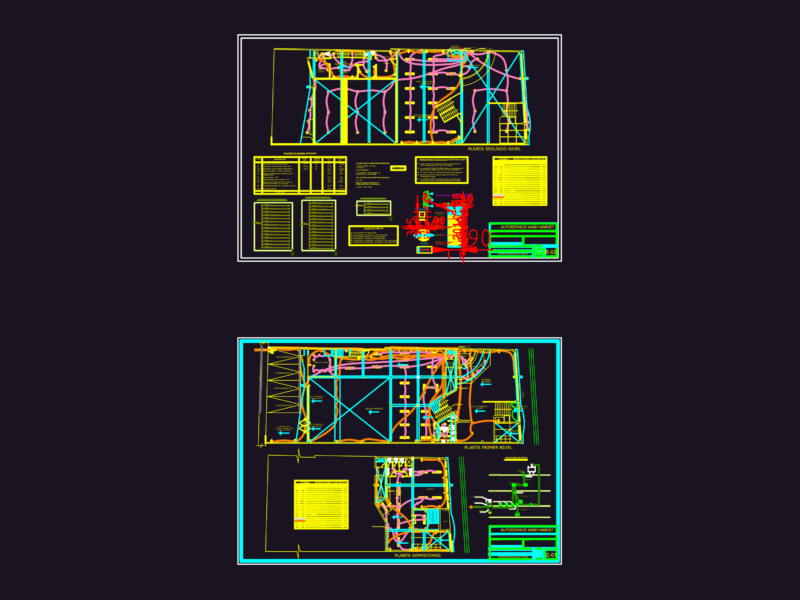 Supermarket Electrical Plan