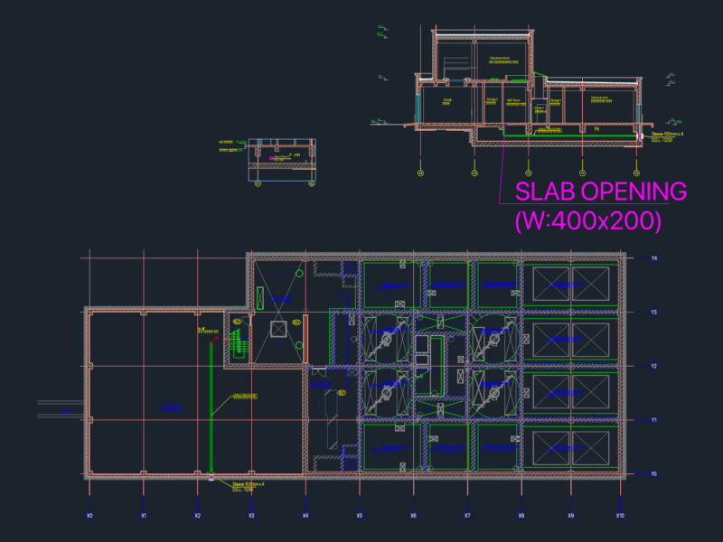 Sewage Treatment Plant Layout Plan and Tank Sections