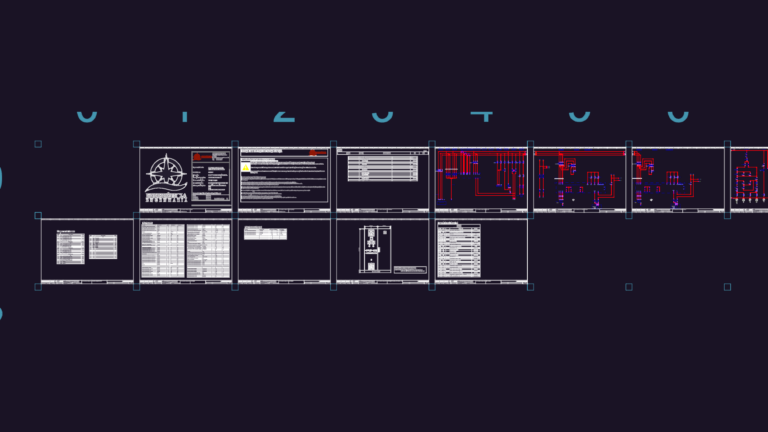 Industrial electrical functional diagram for a 50CV pump control panel with terminal blocks and component layout.