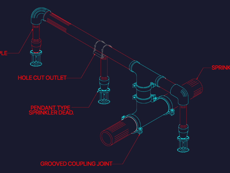 SPRINKLER MAIN Typical Branch Connection