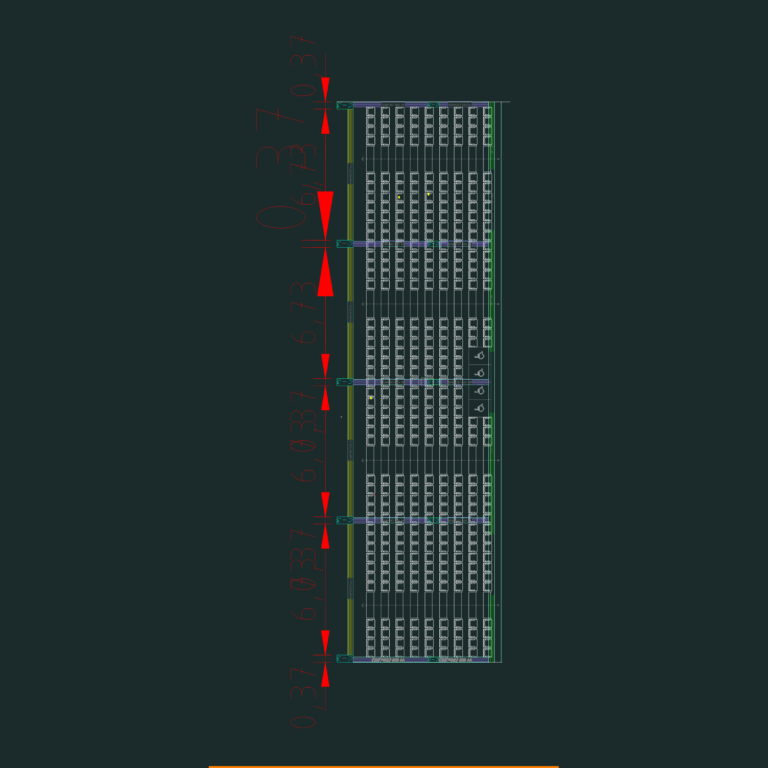 CAD structural sections for stadium concrete bleachers and column reinforcement schedules.