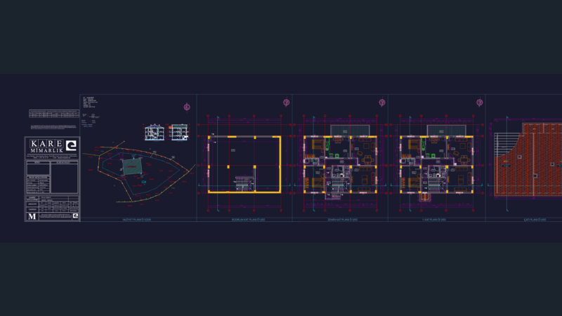 Three floor house project