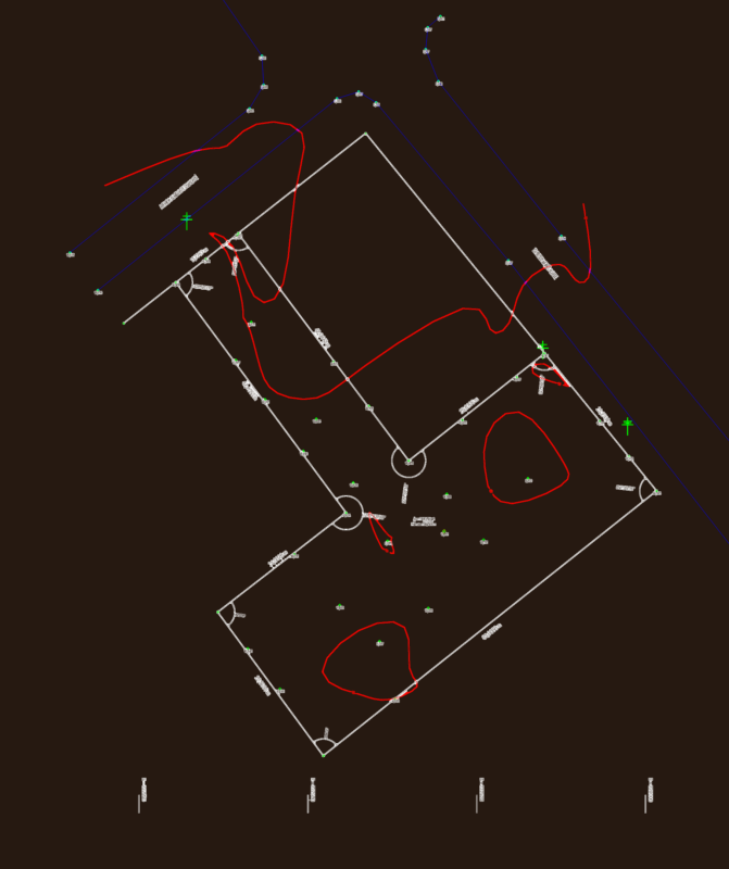 Topographic Altimetric Survey Plan DWG Site