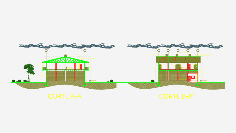 Two-Story Industrial Warehouse Structural Details