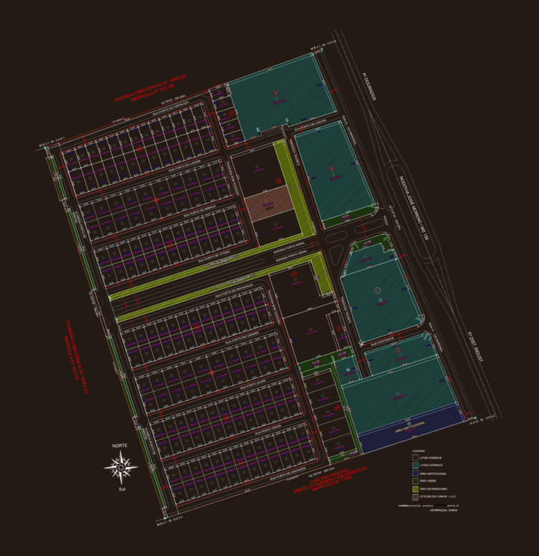 Urban Allotment & Residential Subdivision DWG Plan