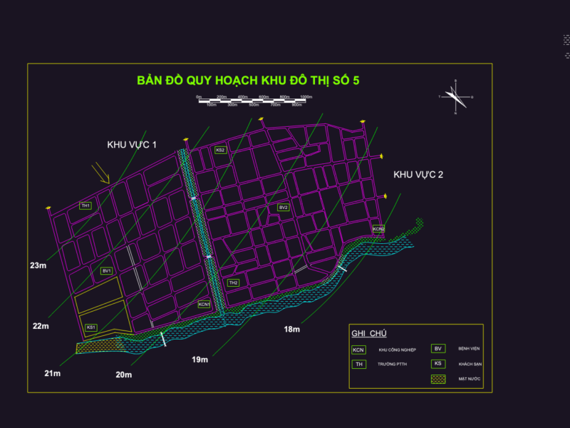 URBAN MASTER PLAN KHU DO THI SO 5