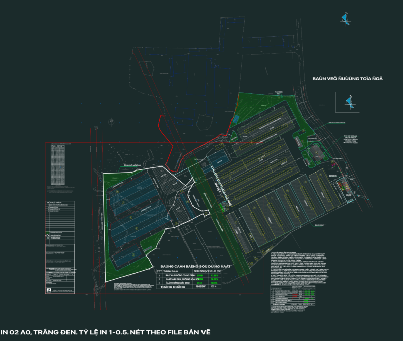 Vietnam Dai Thanh 2 industrial factory rear site plan