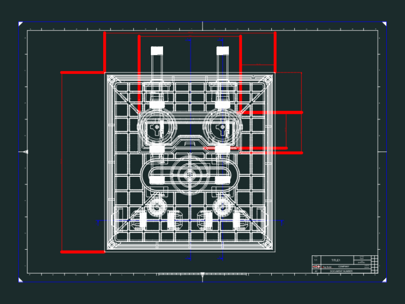 Top Solid Sidewalk Junction Box Detail