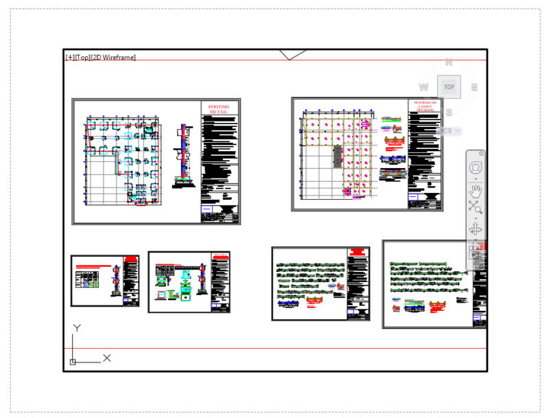 Beam Section Floor Beam Layout Plan