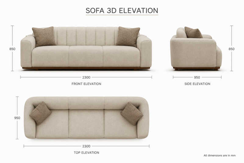 Sofas and Sanitry Blocks