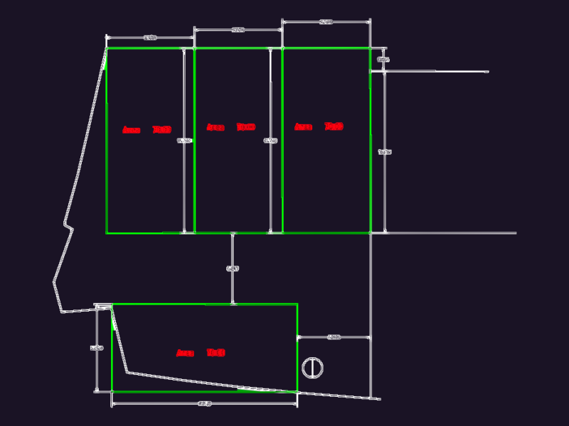 Garden plot layout plan